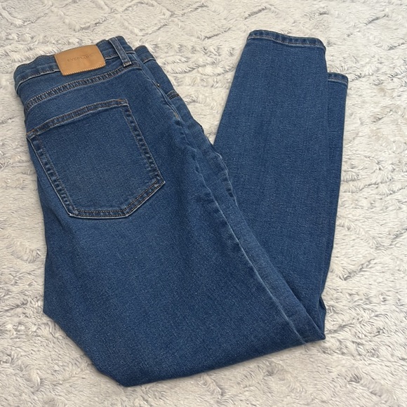 Everlane High Rise Denim Jeans Waist 31 Blue - Picture 4 of 10